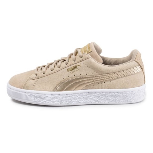puma suede beige